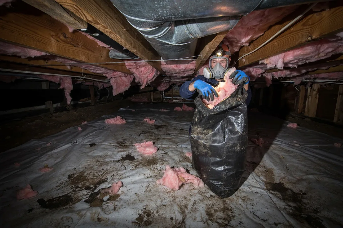 Crawl space mold remediation in Gonzales, LA